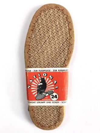 Deutsches Jungvolk / Hitlerjugend, Paar " National " Einlegesohlen für Schuhe . Gesamtlänge 15cm