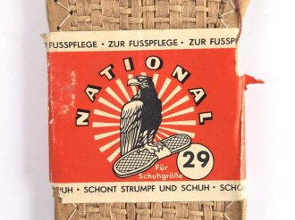 Deutsches Jungvolk / Hitlerjugend, Paar " National " Einlegesohlen für Schuhe . Gesamtlänge 18cm