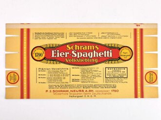 Verpackung " Schram´s Eier Spaghetti...