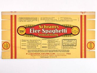 Verpackung " Schram´s Eier Spaghetti...