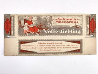 Verpackung " Schram´s Maccaroni "...