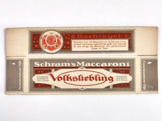 Verpackung " Schram´s Maccaroni "...