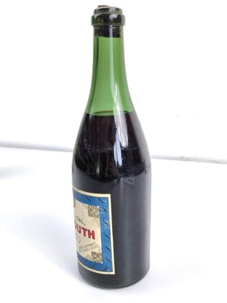 " Original Ital. Vermouth Bianco" Wehrmachts Marketenderware, Verkauf im freien Handel verboten. Ungeöffnet, guter Zustand