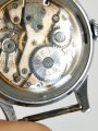 Armbanduhr Marke " JUDEX" Werk Baujahr 1939 ( Schwer zu fotografieren, steht aber auf dem grossen Zahnrad) Lässt sich stellen, aber nicht aufziehen