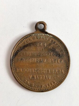 Baden, tragbare Medaille anlässlich der "...