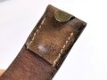 1.Weltkrieg, Koppel für berittene Mannschaften. Ungeschwärztes Leder, Kammerqualität ohne ersichtliche Stempelung. Gesamtlänge 96cm