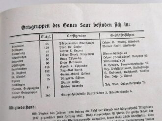 "Jugend Herbergs Einweihung der Herberge in Tholey" 1928, 24 seitiges Heft, DIN A5