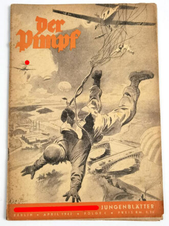 "Der Pimpf" Nationalsozialistische Jungenblätter, Folge 4, April 1942