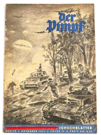 "Der Pimpf" Nationalsozialistische Jungenblätter, Folge 11, November 1941