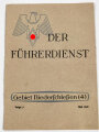 "Der Führerdienst" Gebiet Niederschlesien, Folge 5, Mai 1942, leerer Umschlag