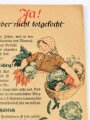 "Kampf dem Zahnverderb" Boschüre für die Hitlerjugend mit 31 Seiten