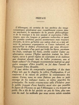 Französische Ausgabe von Adolf Hitler " Mein Kampf"  Jacques Haumont Paris 1933. Buchrücken löst sich