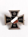 1.Weltkrieg, patriotisches Abzeichen Eisernes Kreuz 1914/ 1915 . Emailliert, Höhe 22mm