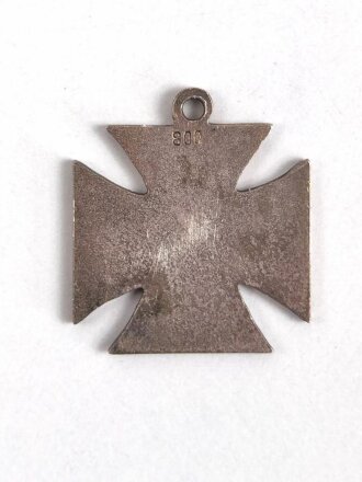 1.Weltkrieg, patriotischer Anhänger Eisernes Kreuz 1914.  Höhe 16mm