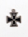 1.Weltkrieg, patriotischer Anhänger Eisernes Kreuz 1914.  Höhe 14mm