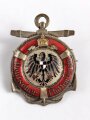 Mitgliedsabzeichen " Deutscher Flottenverein ( DFV ) 1. Form ", Gesamthöhe 39mm