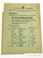 Die Deutsche Arbeitsfront, Gau Hamburg, "In den Schwarzwald" Reiseunterlagen