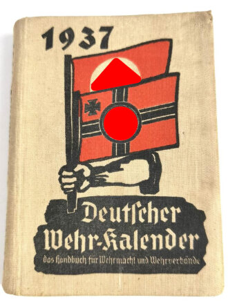 "Deutscher Wehr-Kalender 1937", DIN A6, ca 300...