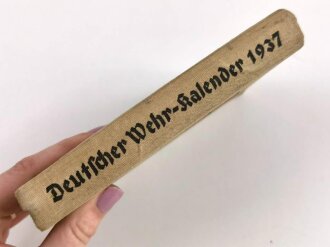 "Deutscher Wehr-Kalender 1937", DIN A6, ca 300 Seiten