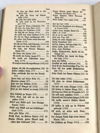 "Wir Mädel Singen" Liederbuch des Bunds Deutscher Mädel, datiert 1938, 208 Seiten, guter Zustand