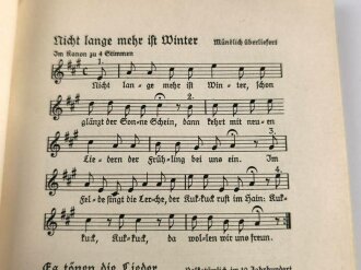 "Wir Mädel Singen" Liederbuch des Bunds Deutscher Mädel, datiert 1938, 208 Seiten, guter Zustand
