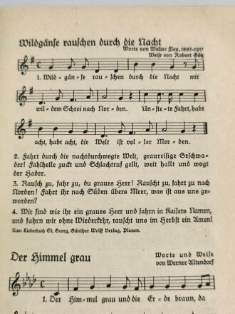 "Wir Mädel Singen" Liederbuch des Bunds Deutscher Mädel, datiert 1938, 208 Seiten, guter Zustand