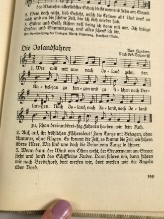 "Wir Mädel Singen" Liederbuch des Bunds Deutscher Mädel, datiert 1938, 208 Seiten, guter Zustand