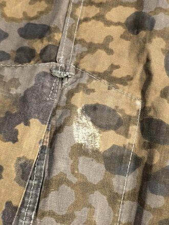 Waffen SS Zeltbahn "Platane "  getragenes Stück, Farbfrisch, Hersteller "Fritz Elster KG 1943"