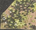 Waffen SS Zeltbahn "Platane "  getragenes Stück, Farbfrisch, Hersteller "Fritz Elster KG 1943"