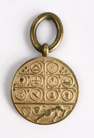 Medaille anlässlich der "Gewerbeschau 1912...