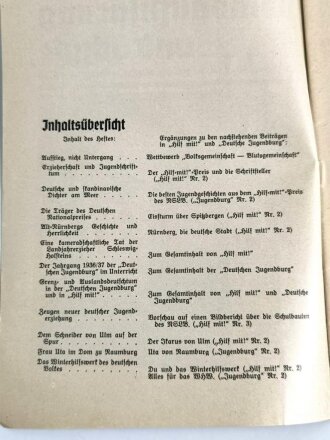 Broschüre "Volksaufklärung und Schule", Herausgeber: NS.-Lehrerbund, Nr. 38, 28 Seiten, DIN A5