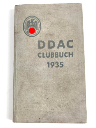 "DDAC Clubbuch 1935", ca 239 Seiten, unter DIN...