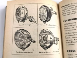 "DDAC Clubbuch 1935", ca 239 Seiten, unter DIN A5, verschmutzt