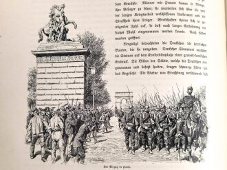 "Der Krieg gegen Frankreich und die Einigung Deutschlands", datiert 1912, 163 Seiten, DIN A4