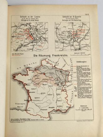 "Der Krieg gegen Frankreich und die Einigung Deutschlands", datiert 1912, 163 Seiten, DIN A4