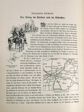 "Der Krieg gegen Frankreich und die Einigung Deutschlands", datiert 1912, 163 Seiten, DIN A4