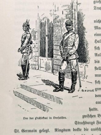 "Der Krieg gegen Frankreich und die Einigung Deutschlands", datiert 1912, 163 Seiten, DIN A4