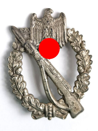Infanteriesturmabzeichen in Silber, Nadelund Bock fehlen,...