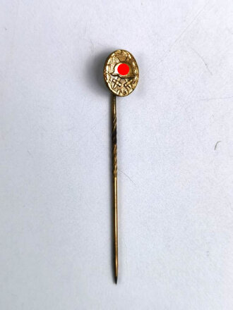Miniatur, Verwundetenabzeichen 1939 in Gold, Größe 9 mm
