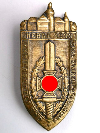 Blechabzeichen, Kriegsopfer und Frontsoldatentag 1933 Herne