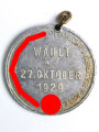 NSDAP Leichtmetall Medaille, Wählt am 27. Oktober 1929