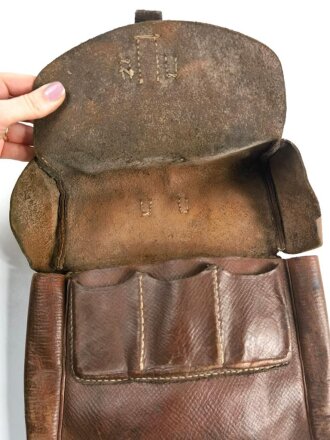 Packtasche für Berittene der Wehrmacht Modell 1940. ungereinigtes Stück