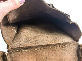 Packtasche für Berittene der Wehrmacht Modell 1940. ungereinigtes Stück