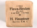 3 Stück " Flava-Binden" H.Hauptner Berlin, gehört so unter anderem in  den " "Veterinär Arzneikasten 18/27" der Wehrmacht