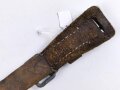 Schnallstößel zum Sielengeschirr 25 der Wehrmacht , die Metallbeschläge neuzeitlich lackiert