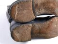 Paar Stiefel für Offiziere der Wehrmacht, ungereinigtes Paar in gutem Zustand, Sohlenlänge 30cm