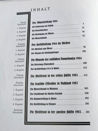 "Wir Kämpfer im Weltkrieg" datiert 1929, ca. 530 Seiten und Anhänge, über DIN A4, gebraucht