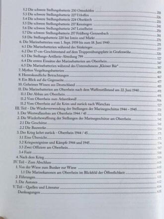 "Die Marinegeschütze des Westwalls am Oberrheim" 638 Seiten, über DIN A4, gebraucht