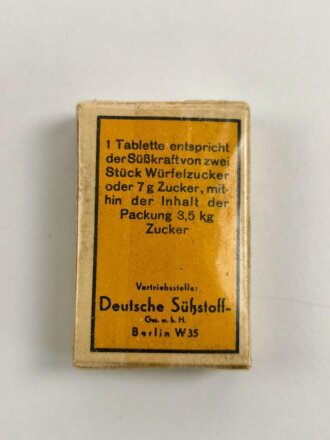 Pack "500 Stück Sukinetten Süßstoff Saccarin" ungeöffnet. Ein ( 1 ) Stück aus der originalem Umverpackung