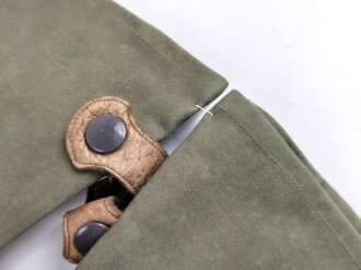 Paar Handschuhe für Kradmelder der Wehrmacht. Ungetragnes Paar, leicht stockfleckig